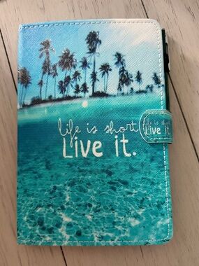 Ocean 🌊 IPad Mini case with Card Slots and magnetic closure.